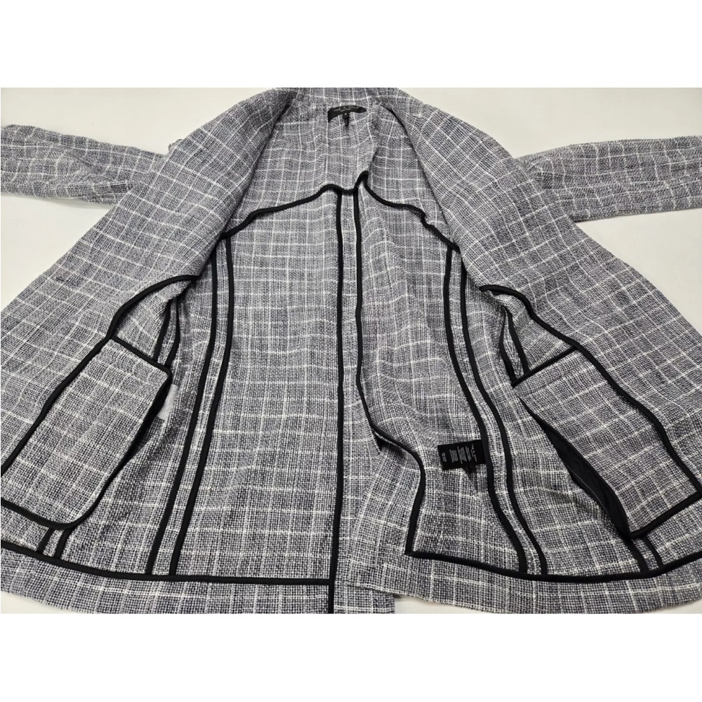 Rag & Bone Ames Deconstructed Check Gray Blazer S… - image 4